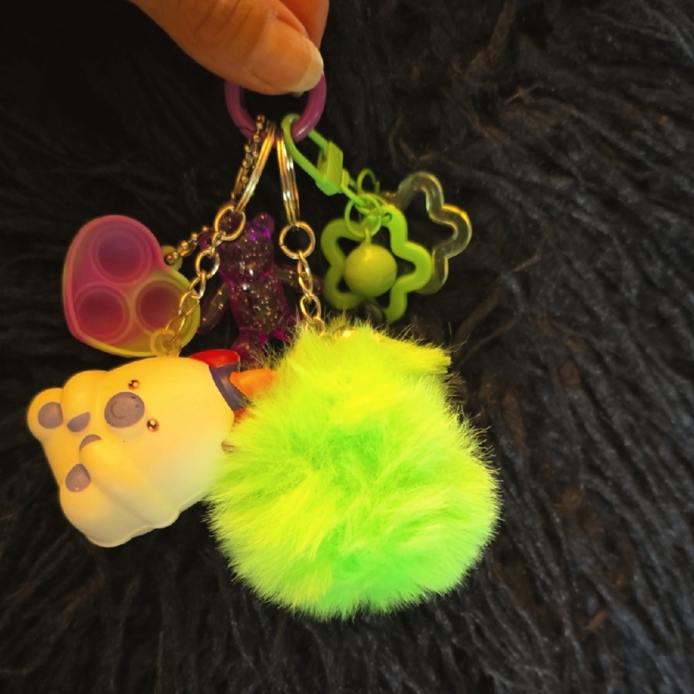Kids Sensory Keychain ~ Backpack Zipper-pull